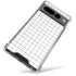 White Grid Google Pixel 7 Pro Clear Case